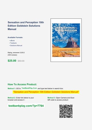 Comprehensive Guide to Visual Attention in Sensation and Perception | PDF