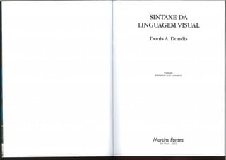 Sintaxe Da Linguagem Visual Donis A Dondis 72dpi