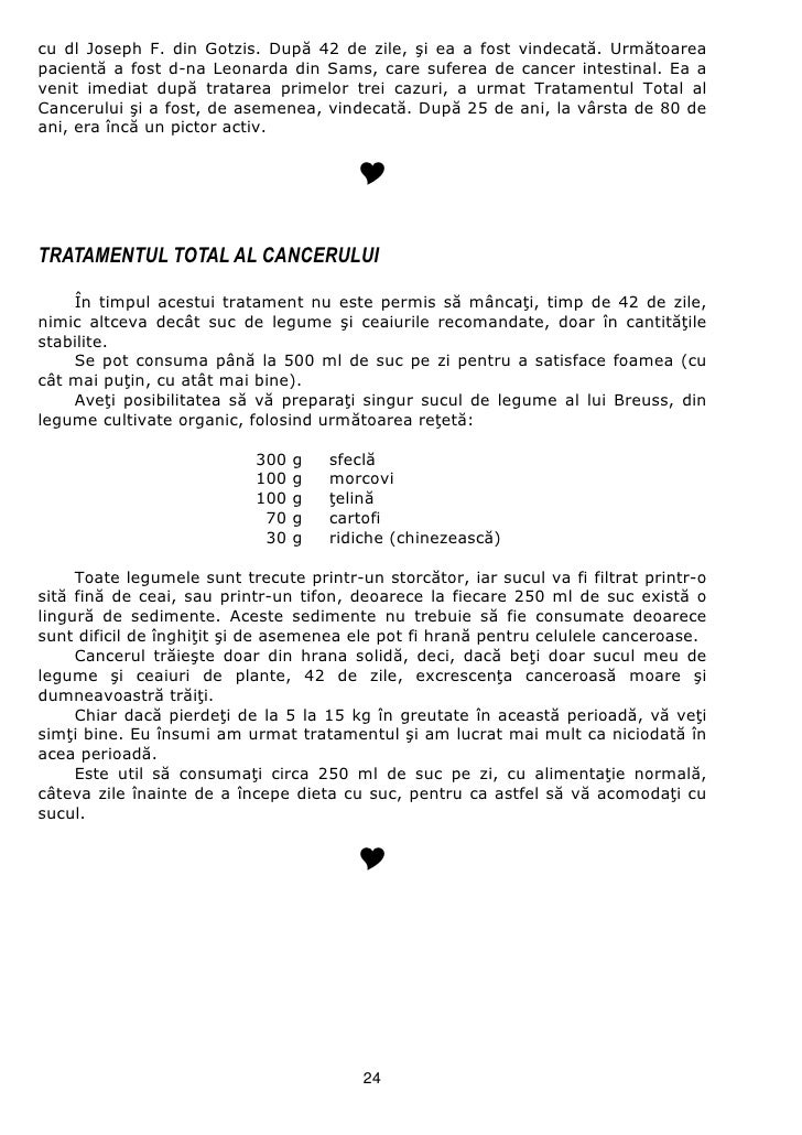 Rudolf Breuss Tratamentul Total Al Cancerului