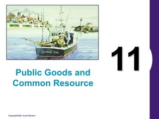 Copyright©2004 South-Western
11
Public Goods and
Common Resource
 