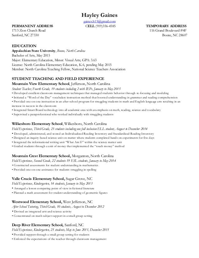 teacher resumes 2015 under fontanacountryinn com teacher resumes 2015