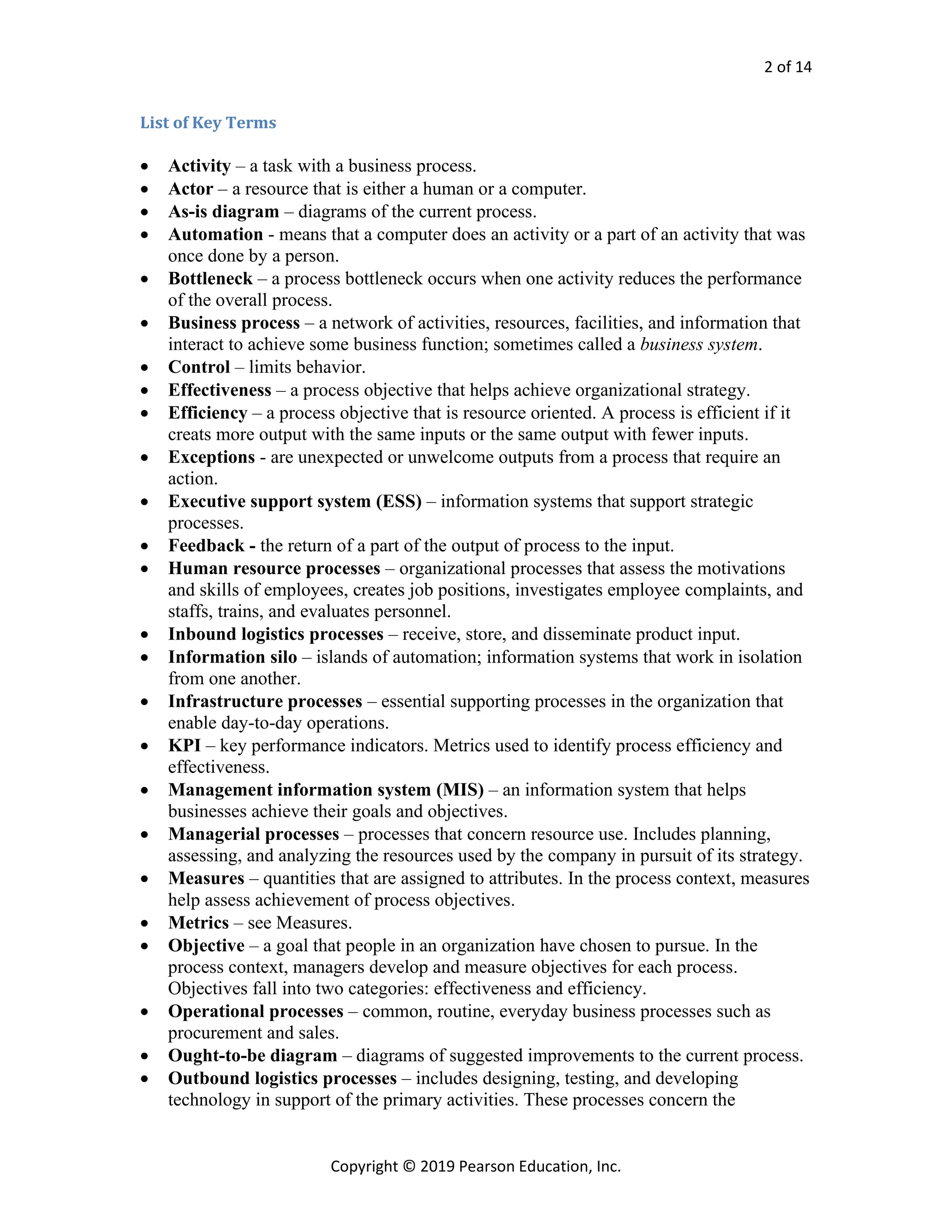 Processes Systems and Information An Introduction to MIS 3rd Edition ...