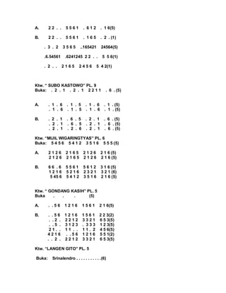 77861720 notasi-gamelan-jawa | PDF