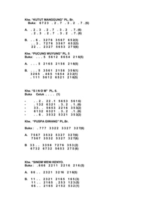 77861720 notasi-gamelan-jawa | PDF