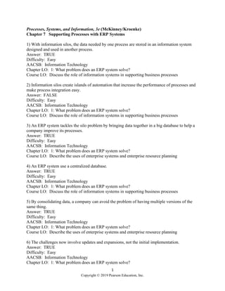 Processes Systems and Information An Introduction to MIS 3rd Edition ...