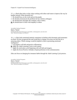 Peak Performance Success in College and Beyond 9th Edition Ferrett Test ...