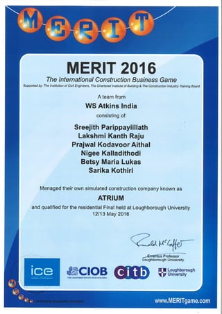 Merit-Certificate