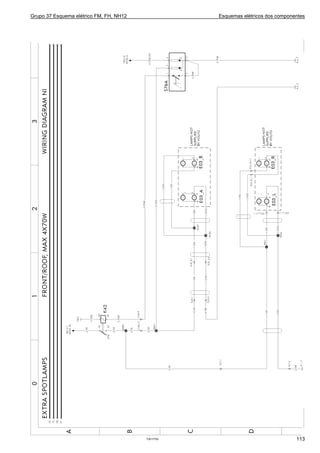 Grupo 37 Esquema elétrico FM, FH, NH12 Esquemas elétricos dos componentes
T3017703 113
 