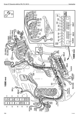 Grupo 37 Esquema elétrico FM, FH, NH12 Ilustrações
T3019680144
 