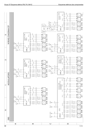 Grupo 37 Esquema elétrico FM, FH, NH12 Esquemas elétricos dos componentes
T301965256
 