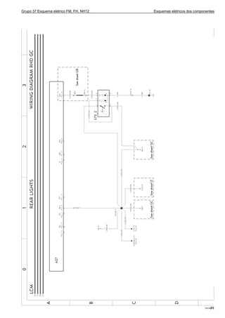 Grupo 37 Esquema elétrico FM, FH, NH12 Esquemas elétricos dos componentes
T301951671
 