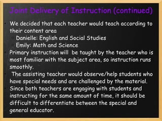 Collaboration: General and Special Education Teachers | PPT