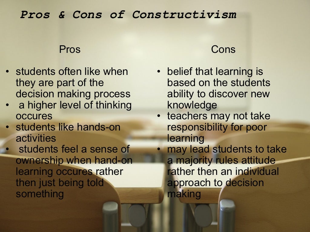 Constructivism in the classroom