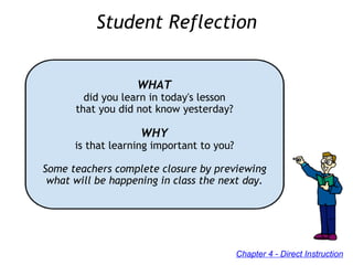 Direct Instruction: Methods for Closure and Evaluation | PPT