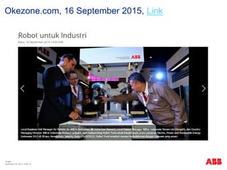 © ABB
| Slide 16
Okezone.com, 16 September 2015, Link
September 29, 2015
 
