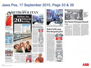 © ABB
| Slide 17
Jawa Pos, 17 September 2015, Page 33 & 39
September 29, 2015
 
