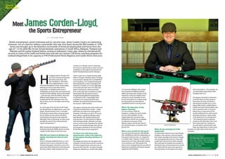 www.nowjakarta.co.id august 2014 5352 august 2014 www.nowjakarta.co.id
British entrepreneur, sports enthusiast and ex–security man, James Corden-Lloyd is an interesting
character. Son of a famous military commander who was shot down during the IRA troubles in 1978,
James was brought up in the beautiful countryside of Somerset playing polo and tennis from the
age of 7. In his adult life, he has moved between enterprises in South Africa, Malaysia, Thailand and
Pakistan and his native England before coming to Indonesia 5 years ago, where he introduced K9
security to many of the malls and hotels here and still runs various CSR tennis coaching programs for
underprivileged kids in his capacity as PTR (Professional Tennis Registry) and Cardio Tennis Instructor.
T e x t A L I S O N P A C E
Meet James Corden-Lloyd,
the Sports Entrepreneur
Sports &
Recreation
H
is biggest passion though is for
race horse training, having been
part of the same team who
won The Derby in 1999 with a
horse called Generous.“I miss
the whole atmosphere of the racing stables,
waking up at 5am to get all the horses
and jockeys out. Working with horses is
challenging, you have to be very intuitive and
sensitive to their feelings, they are like people
– some are lazy, some are athletic, they have
different body shapes and so on,”he also
worked with the UK Champion trainer the
late Sir Henry Cecil on his stable sponsorship
with Saab.
So, at the age of 44, this Jack-of-All-Trades
has already been an adept sports coach and
player, shrewd business man, co-founder
of the Kuala Lumpur Show Jumping Grand
Prix as well as his new role as the GM of
new Business and Sports Club called the
Admiralty Club in Fatmawati. So what could
possibly be next for this self-proclaimed
“sports entrepreneur”?
Well, introducing clay pigeon shooting to
Indonesia obviously! NOW! Jakarta recently
caught up with James to find out more.
Why did you choose to develop clay
pigeon shooting and what are your
plans?
Tennis is already established here so I can’t
really do much more to develop that side,
however,clay pigeon shooting is new and a
sport that I think Indonesians will enjoy and
do well at. What I really wanted to do was
introduce an Olympic sport to Indonesia
and I have an opportunity to select and train
candidates at clay pigeon shooting for the
World Championships and the Olympics.
I plan to open up a compak sporting range
either at Senayan shooting range or Tanjung
Lesung where I already have an established
tennis academy. For Compak shooting the
land requirement is only a rectangle of 40
metres by 25 meters, so it’s very applicable
to an urban and rural resort. For other clay
pigeon shooting you need around 200
acres so the plan was to introduce Compak
Sporting first. We also intend to host a
Compak Sporting World Championship
in Indonesia in 2015. Surprisingly, there
is already a core of good shooters here –
Perbakin, the national shooting association,
has around 11,000 members.
Clay pigeon shooting also lends itself to the
corporate entertainment market – unlike
golf where you have to be quite good to
compete, in shooting you don’t. Of course
there will be a significant lifestyle aspect
with Michelin-Star standard dining and
exclusive bars. I’ve also formed an alliance
with Quintessentially, a lifestyle concierge
service, so this means if people have special
requests, for example perhaps they want to
go real game shooting in the UK or fishing
on the River Spey, we can organize it!
For those of us who have never
experienced it, what is the objective
of clay pigeon shooting and how is it
played?
Clay targets are thrown by clay pigeon trap
machines, of which there must be a minimum
of 6. Every target thrown must pass over at
least one side of the 40 x 25 meter rectangle.
Targets are released on a random time delay
( 0-3 seconds). Different clays imitate
the movement of different animals –
rabbit clays hop, boars charge at a low
trajectory, or they can imitate a duck
coming in to land. Generally, it’s just
for fun and interest on a regular range
but obviously for an international
competition there’s a scoring system.
What’s the attraction of clay
pigeon shooting?
It’s very exciting, a little bit
dangerous, unique, fun and it makes
you very self-confident. It’s also
hugely addictive! I just have a gut
feeling that it will be very acceptable
to Indonesians because of the
lifestyle aspects and the fact that it’s
not a physical sport, so shooters don’t
get too hot.
What is your market for this sport?
The pricing will be between IDR 500,000 –
IDR 1,000,000 per half hour (depending on
how good a shot you are), so I suppose it
is an elitist sport. However, I haven’t even
opened yet and I have 280 people waiting
to be members and 1000 people who
want to do it, ranging from the very elite of
Indonesia to shooting enthusiasts already
registered with Perbakin.
When do you envisage all of this
happening?
I’m importing a demo kit soon (two Beretta
shotguns, clay machine, clays and special
(low noise) cartridges from Greece). People
can come along and we’ll run a clinic with
a high level coach and see who’s talented.
We could open at Senayan but actually I’m
looking for sites at the moment, best would
be a Hotel with the space and capacity to
host big events, as this sports suits urban
and rural locations. If it’s popular, we
can think about expanding to Bali,
Surabaya and so on.
Clay pigeon shooting in Indonesia
is just the latest of many projects
that James has been involved in.
Having been brought up in a very
high profile family, studied Politics,
English and International Affairs and
had a colourful career in Security
taking him to many parts of the
world, enabling him to start several
sporting enterprises, James really
is the epitome of an entrepreneur.
“ Am looking forward to getting
started at the Admiralty Club as we
have many plans for creating an
up scale sports and business club,
hope my experiences in sports and
business can add value to the Club and
members.
You can visit James at
The Admiralty Club operated by the
Mercantile Athletic Club in Fatmawati
Jl. RS. Fatmawati No.1, Pondok Labu,
Jakarta Selatan 12450
Pin BB : 270700E4
E: Infopigeonbarrel@yahoo.com
 