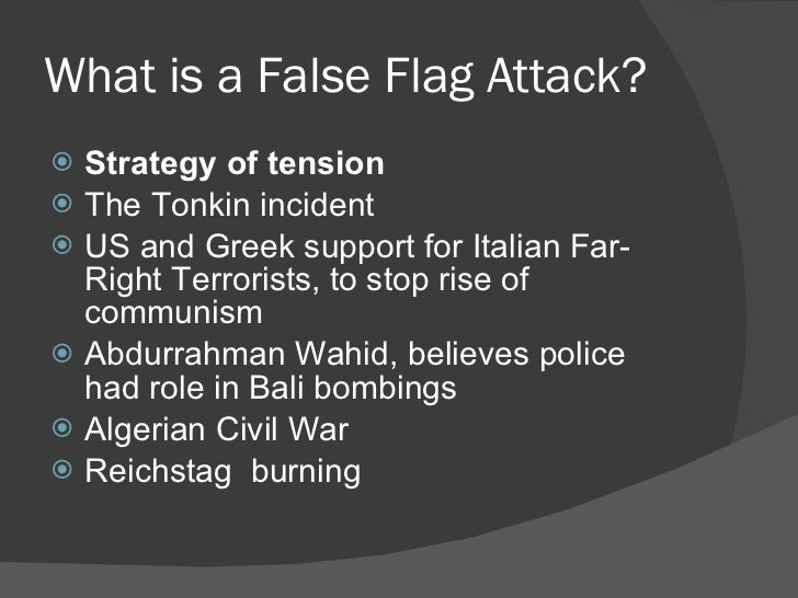 77 false flag operation