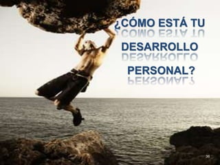 ¿CÓMO ESTÁ TU 
DESARROLLO 
PERSONAL? 
36 
 