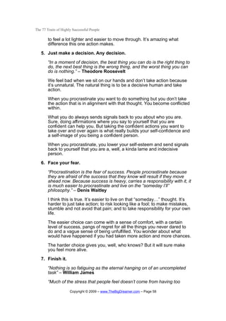 77 Success Traits | PDF