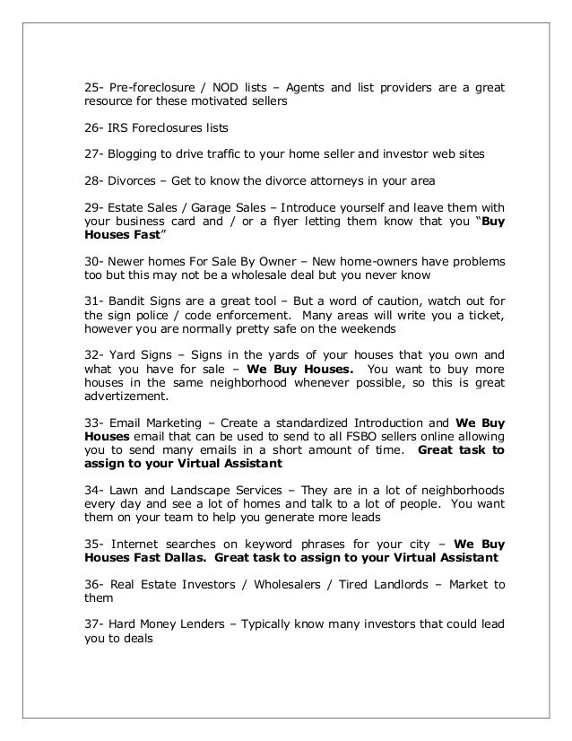 how to write a house description for sale