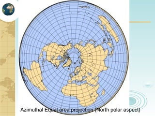 Azimuthal Equal area projection (North polar aspect)

 