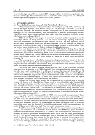 Development of the Arabic family relation test among school students | PDF