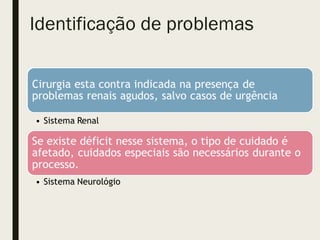 Identificação de problemas
 