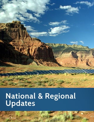 National &
Regional Updates
National & Regional
Updates
Photo Credit: NREL
 