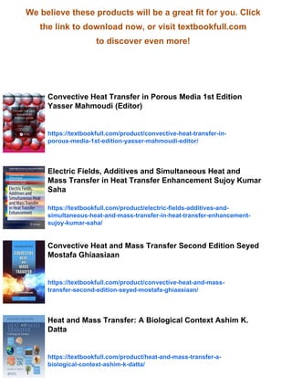 Heat and Mass Transfer in Drying of Porous Media 1st Edition Peng Xu ...