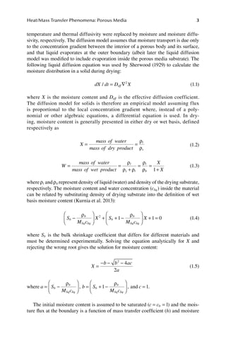Heat and Mass Transfer in Drying of Porous Media 1st Edition Peng Xu ...
