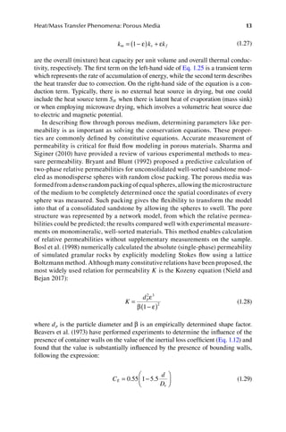 Heat and Mass Transfer in Drying of Porous Media 1st Edition Peng Xu ...
