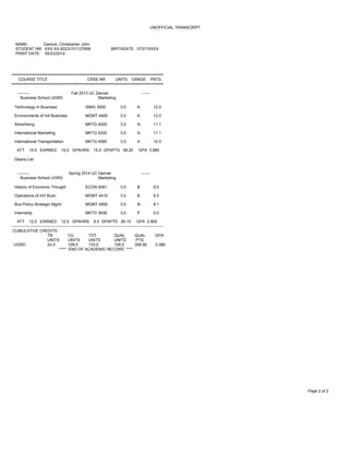 Final Transcript | PDF