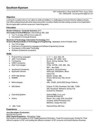 Latest Resume | PDF image.