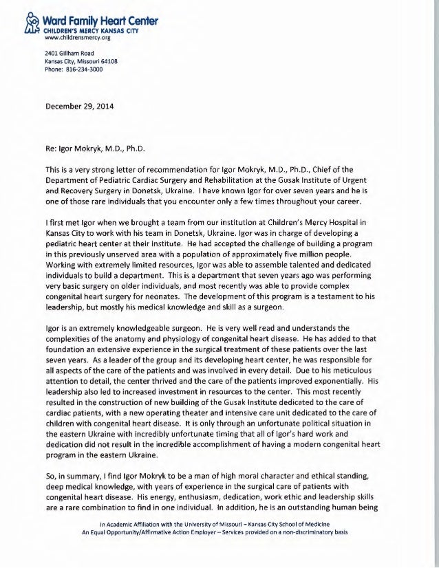 mokryk igor recommendation letter 12 29 14 strong letter of recommendation for residency