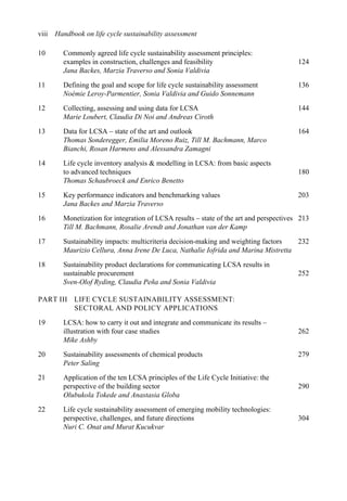 Handbook on Life Cycle Sustainability Assessment 1st Edition Guido ...