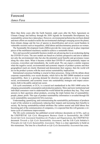 Handbook on Life Cycle Sustainability Assessment 1st Edition Guido ...