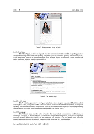 Developing a website for English speaking practice to English as a