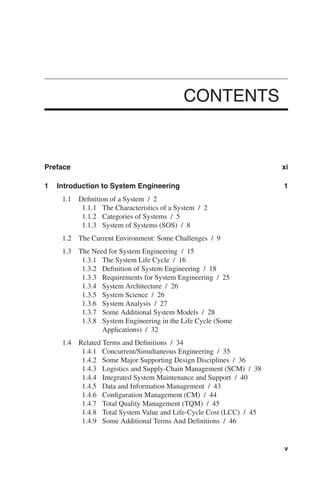 System engineering management 3rd ed Edition Blanchard | PDF