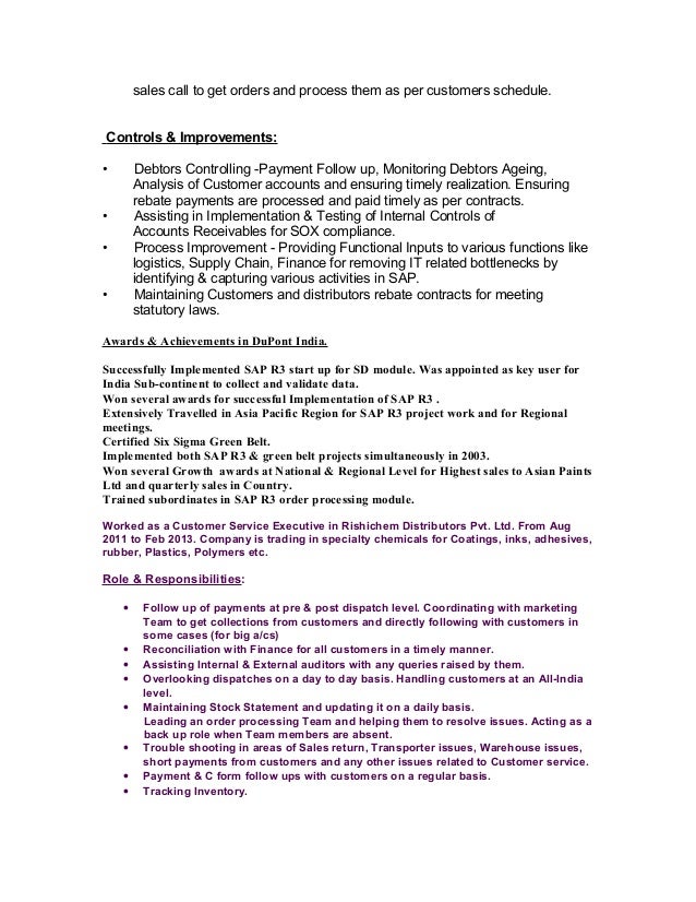cv supply chain logistics customer service order cv order