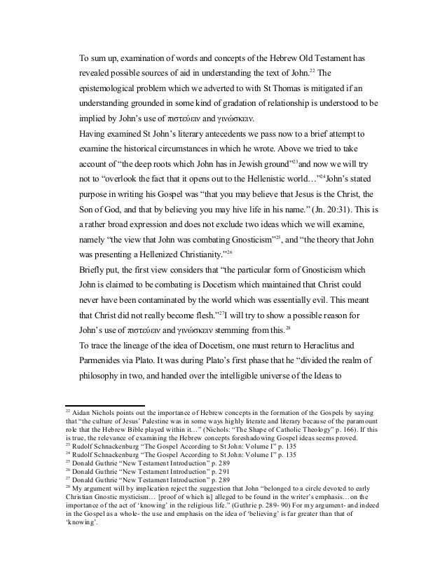 Faith thesis statement picture