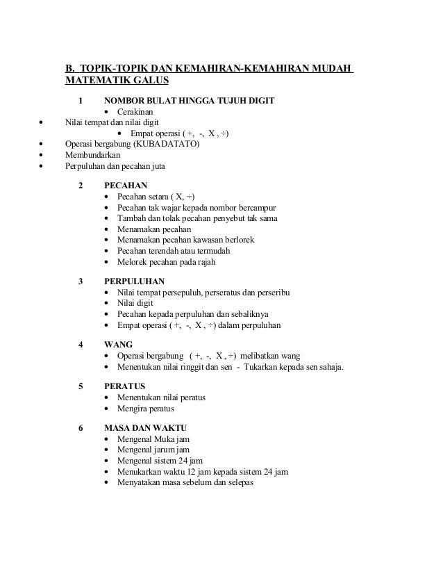 Soalan Matematik Tahun 3 Mengikut Topik - Terengganu n