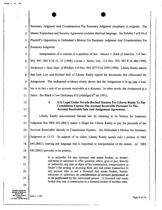Commission ExpressAppellant's Opening Brief