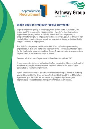 Apprenticeship Grant for Employers (16-24 years old) | PDF
