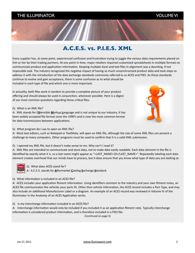 AAIA ACES PIES Automotive Aftermarket Catalog PDF