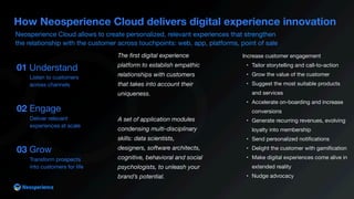 How delivers digital experience innovation
Increase customer engagement 

• Tailor storytelling and call-to-action 

• Gro...