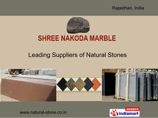 Leading Suppliers of Natural Stones 