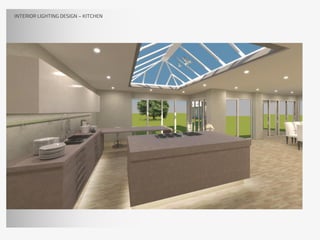 INTERIOR LIGHTING DESIGN – KITCHEN
 