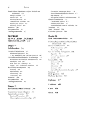 (eBook PDF) Supply Chain Logistics Management 4th by Donald | PDF