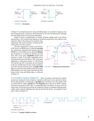 Rising Edge Ringing Digital Fundamentals 1; international Edition Thomas L Floyd | PDF